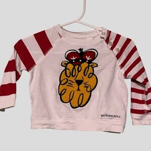 Burberry Lion King Long Sleeved Cotton Shirt - 6 Months